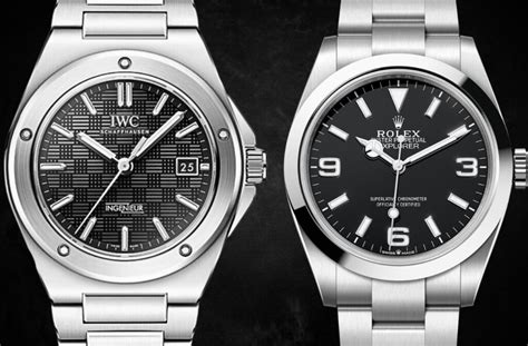 iwc mark vs rolex explorer|piaget vs Rolex.